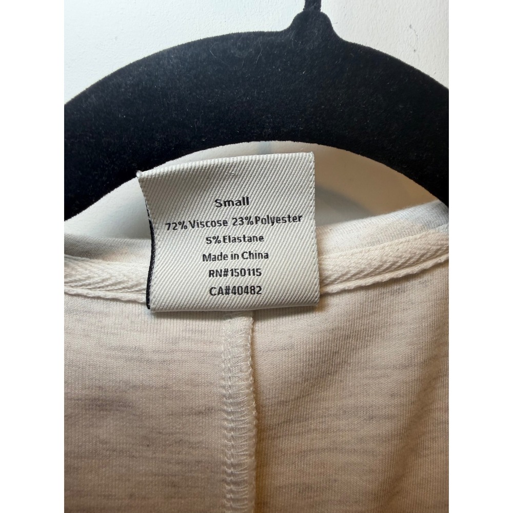 Varley Womens Short Sleeve Half Zip Romper Oatmeal Heather Jersey Small - Picture 4 of 8